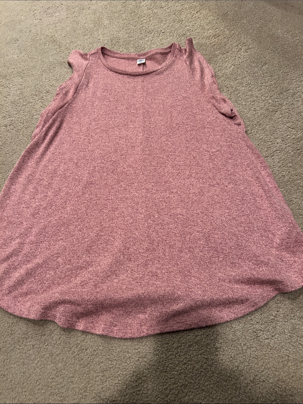 Old Navy Dusty Rose Sleeveless Tank Top